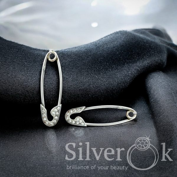 Шпилька з фанітами 9513 (Родована) - Зображення 2