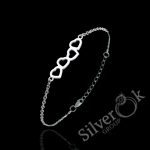 Браслет з Серцями А-75292 (Родований)