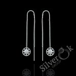 Сережки протяжки Роза Вітрів 82101/1