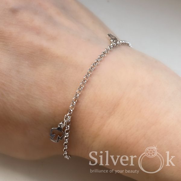 Браслет з Янголятами А-75178 (Родований) - Зображення 2