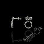 Сережки з Бантиком А-82906 (Родовані)