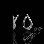 Стильні сережки 40015 (Родовані)