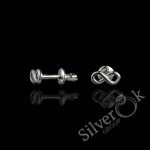 Сережки Нескінченність А-82903 (Родовані)