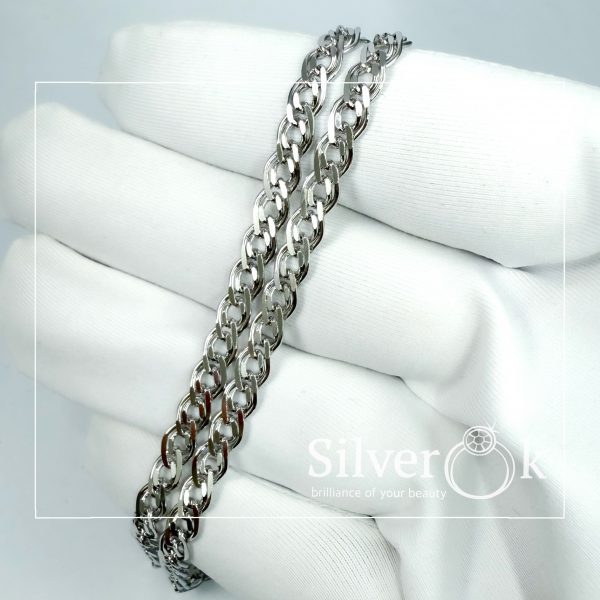 Ланцюжок Нона (4мм) (Родований) - Зображення 2