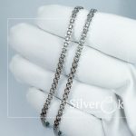 Ланцюжок Подвійний Якір (3мм) (Родований) - Зображення 2