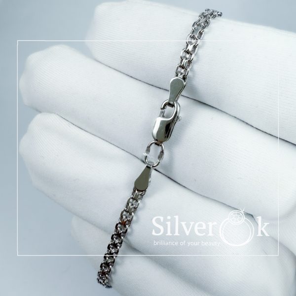 Ланцюжок Подвійний Якір (3мм) (Родований) - Зображення 3