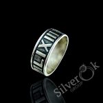 Каблучка з римськими цифрами 13042