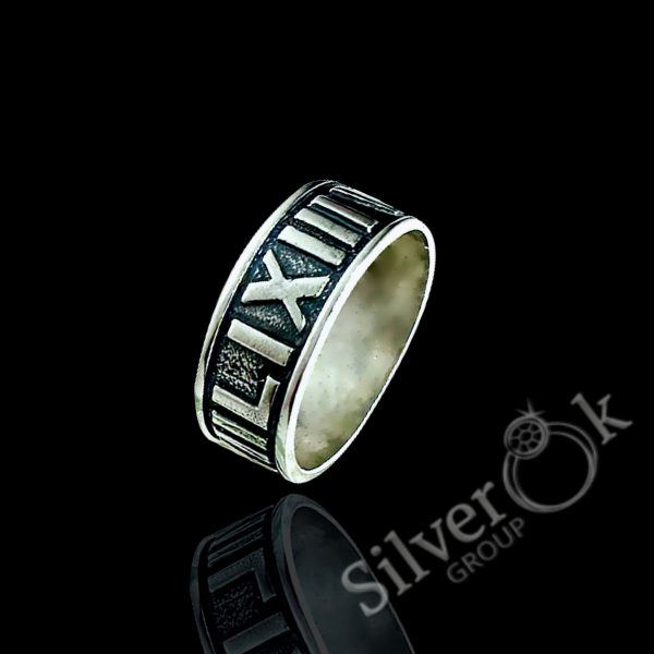 Каблучка з римськими цифрами 13042 - Зображення 1