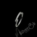 Каблучка з фіанітами 3967 (Родована)