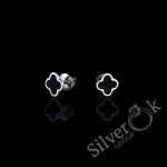 Сережки Конюшина з емаллю 40084 (Родовані)