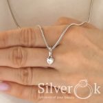 Маленька підвіска Сердечко А-89110 (Родована) - Зображення 2