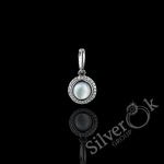 Кругла підвіска з Перламутром А-89114 (Родована)