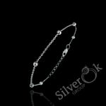 Браслет з кульками А-75301 (Родований)