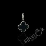 Підвіска Конюшина з керамікою А-89106 (Родована)