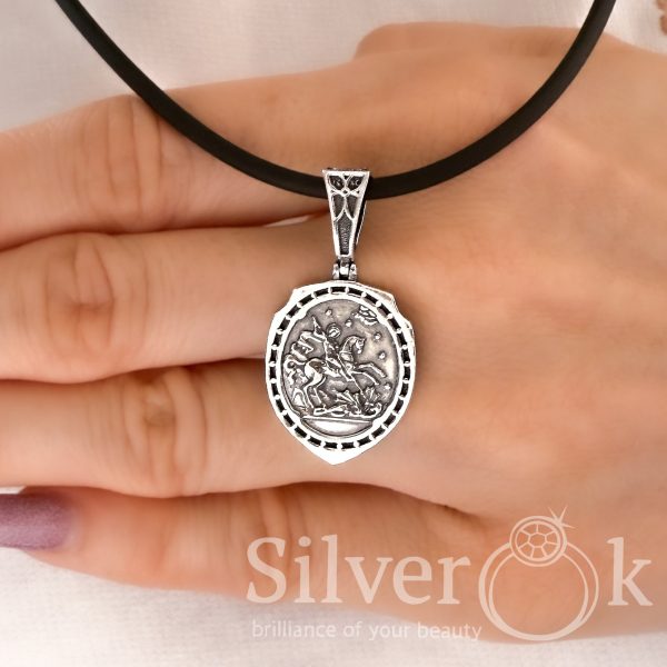 Ладанка Георгій Побідоносець СЛ95 - Зображення 2