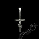 Український православний хрестик 3138р (Родований)