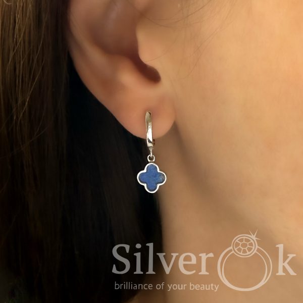 Сережки з Конюшиною 40056/3 (Родовані) - Зображення 2
