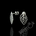 Сережки Листики А-82135 (Родовані)