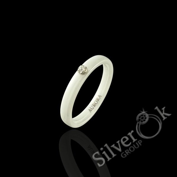 Керамічна каблучка С1055 (Родована) - Зображення 1