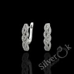 Сережки Косичка 7037р (Родовані)