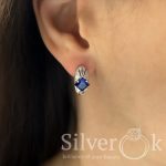 Класичні сережки 7148р (Родовані) - Зображення 2