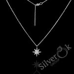 Кольє Зірка А-86031 (Родоване)