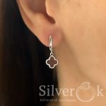 Сережки з Конюшиною 40056/4 (Родовані) - Зображення 2