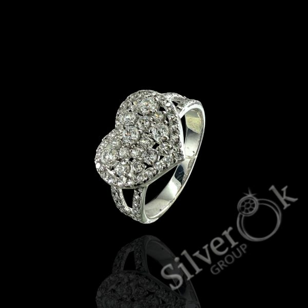 Каблучка з Серцем 8043 (Родована) - Зображення 1