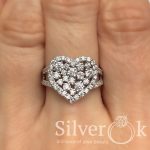 Каблучка з Серцем 8043 (Родована) - Зображення 2