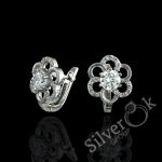 Сережки Квітка 7154р (Родовані)