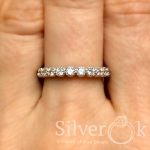 Каблучка з доріжкою фіанітів 8090р (Родована) - Зображення 2