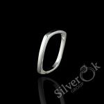 Квадратна каблучка А-81658 (Родована)