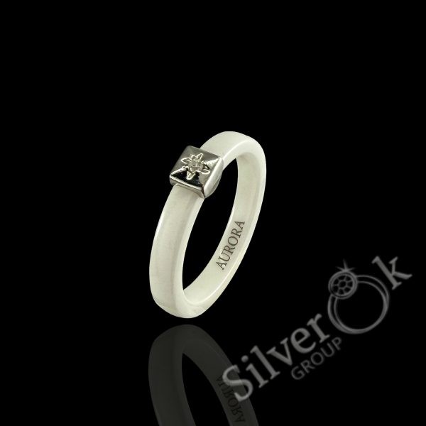 Керамічна каблучка С1054 (Родована) - Зображення 3