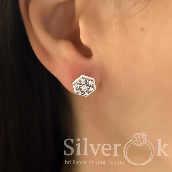 Керамічні сережки С2023 (Родовані) - Зображення 2