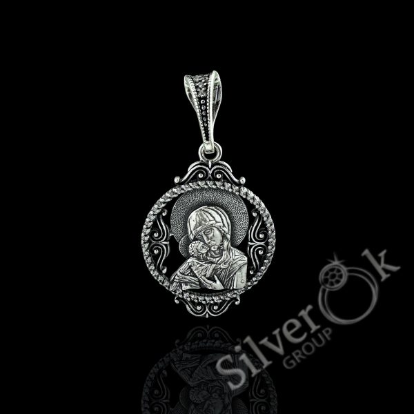 Підвіска Богородиця Володимирська СЛ89 - Зображення 1
