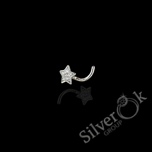 Пірсинг у ніс Зірка 6015 (Родований) - Зображення 1