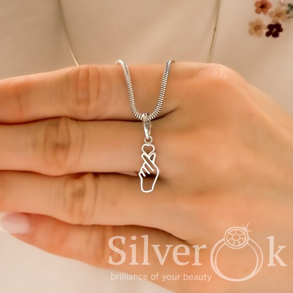 Підвіска рука з Серцем А-89115 (Родована) - Зображення 2